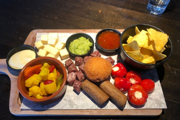 Gluten-free drinks board van der valk hotel Netherlands